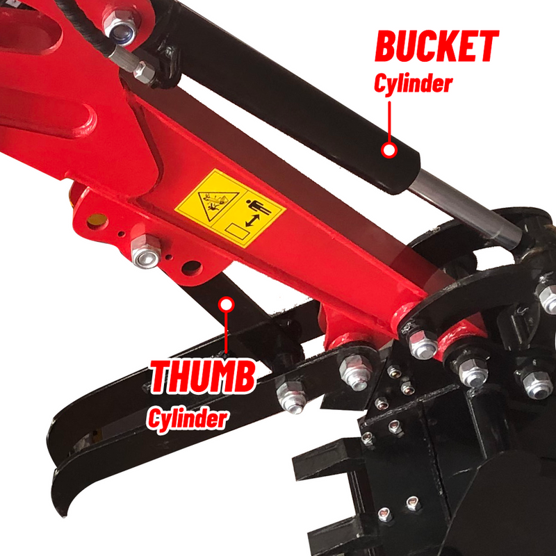 Katool KT-EX20 Mini Excavator Crawler Digger Bucket KT-EX20 /Mechanical thumb B&S Gas Engine