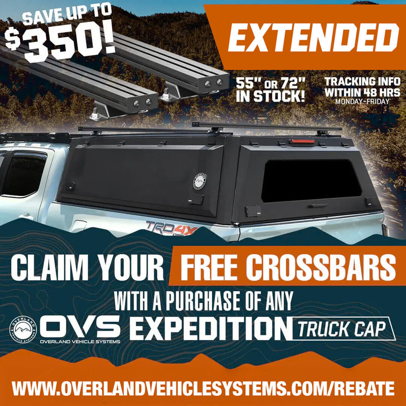 OVS Expedition Truck Cap For 2009-2024 RAM 2500/3500 6.4' Bed - 70100022