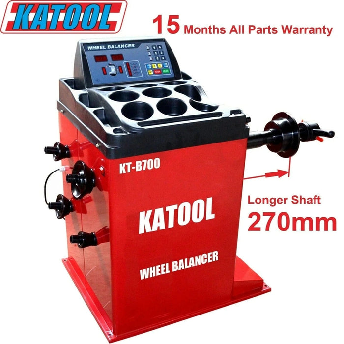 Katool KT-T900 & KT-B700 Tire Changer & Wheel Balancer Combo w/ adaptors