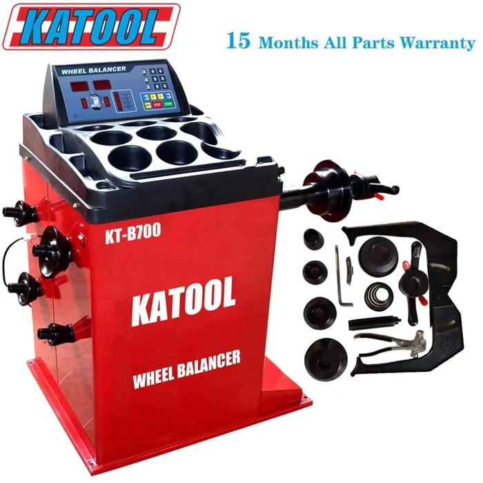 Katool KT-T900 & KT-B700 Tire Changer & Wheel Balancer Combo w/ adaptors