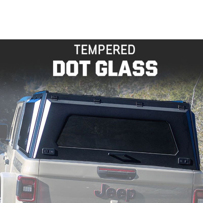 OVS Expedition Truck Cap For 2020-2026 Jeep Gladiator 5 Ft Bed - 70100003