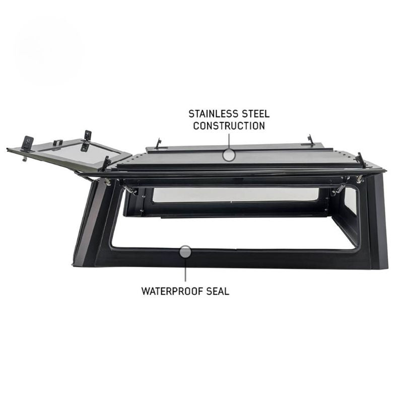 OVS Expedition Truck Cap For 2019-2024 Chevrolet Silverado/Sierra 1500 5.8 Ft Bed - 70100008