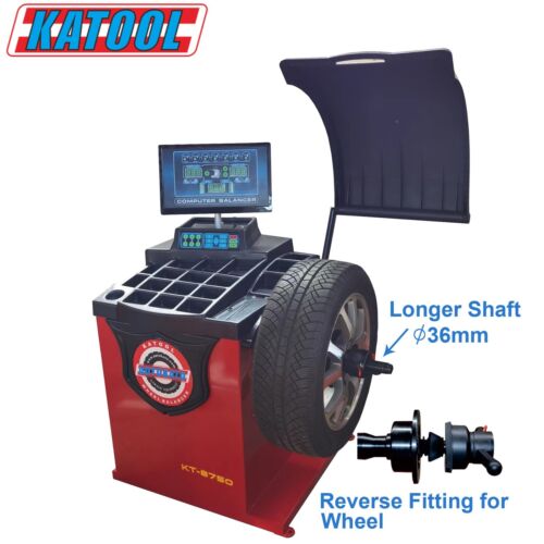 Katool Tire Changer KT-T835 & Wheel Balancer KT-B750 Combo w/ adaptors